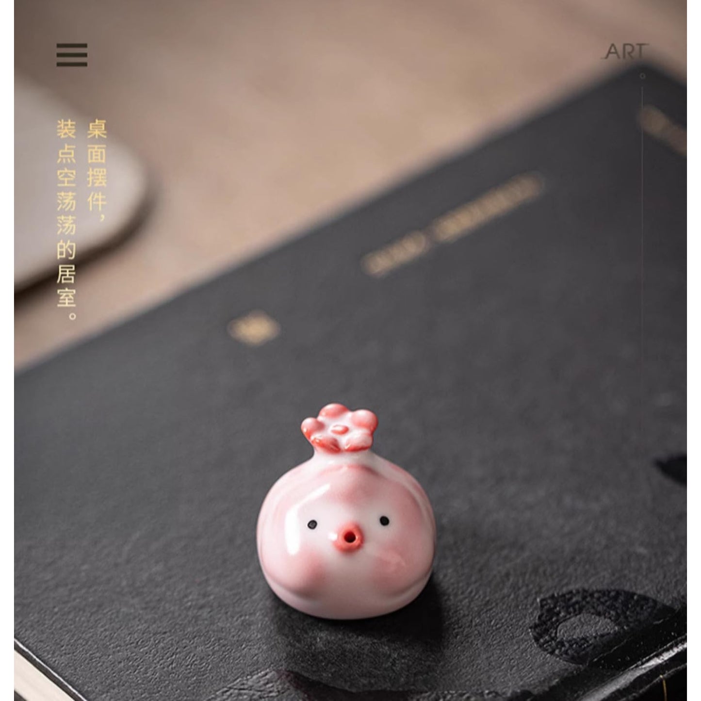 Mini Fish Ceramic Tea Pet Incense Burner 3.4cm Kung Fu TeaSet Tea Table Tea Play