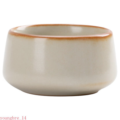 Yellow Ru Kiln Master Cup Ceramic Kung Fu Tea Set Single Person Special Tea Cup
