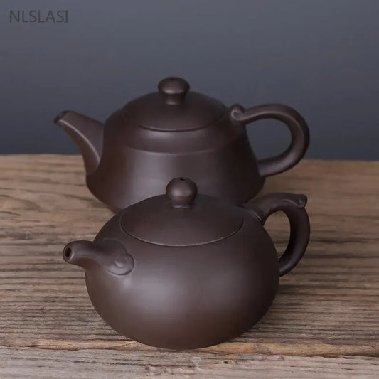 Yixing Clay Teapot Ore Zhu Mud Xishi Kettle Chinese Filter Tea Set Accessories