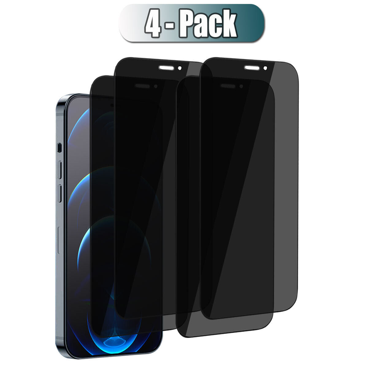 For iPhone 12/12 Pro Max/12 Pro Privacy Tempered Glass Anti-Spy Screen Protector