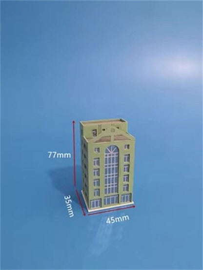 1/300 Scale Railway Station Scene Building City High-Rise Building Model Toy