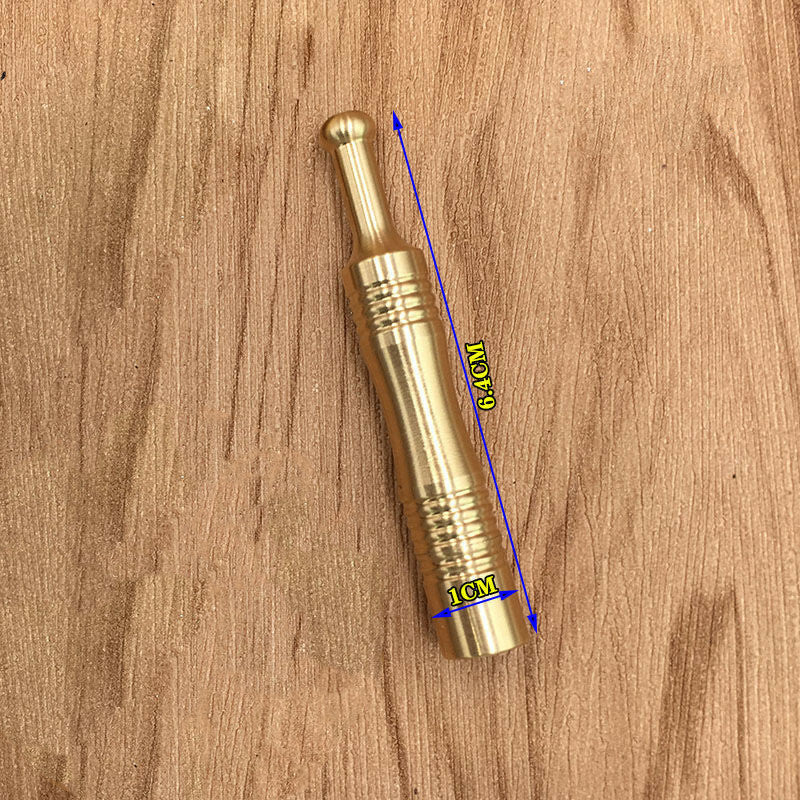 迷你纯铜烟盒老式带过滤元件便携式 1 件-