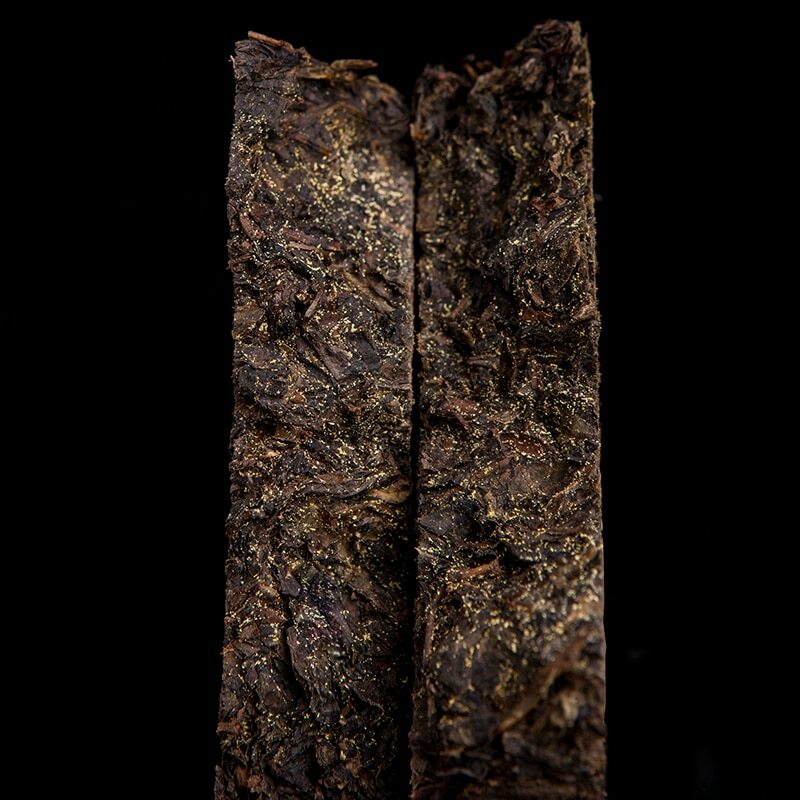 Hunan Anhua BaiLiang Cha Bing Bai Liang Golden Flower Dark Tea Hua Juan Tea 100g