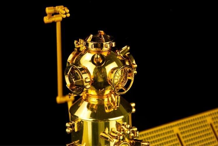 1:80 China Tianhe Core Module Space Station Spacecraft Diecast Aerospace Model