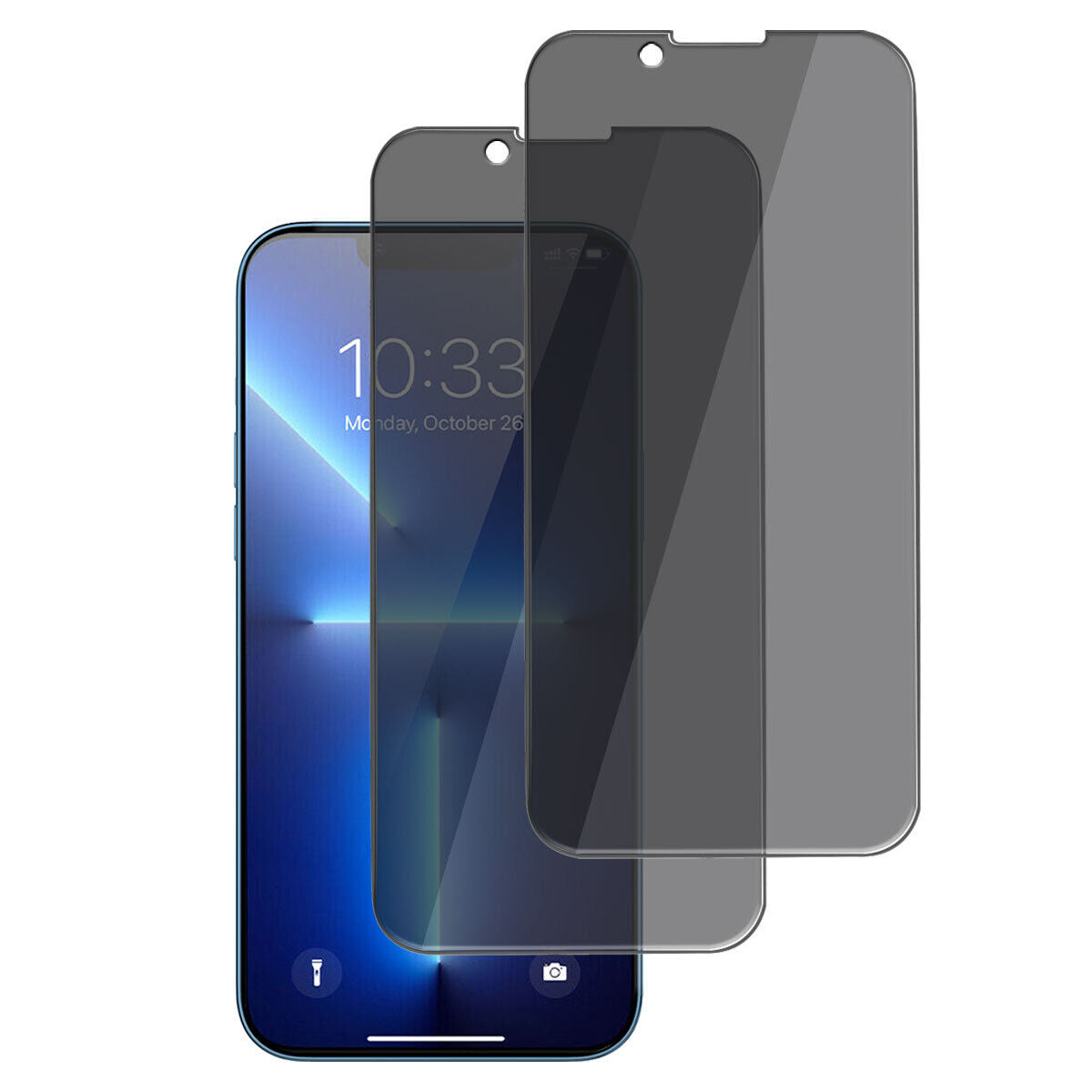 For iPhone 13 Pro/mini/Pro Max Privacy Tempered Glass Anti-Spy Screen Protector - Thumbnail 5