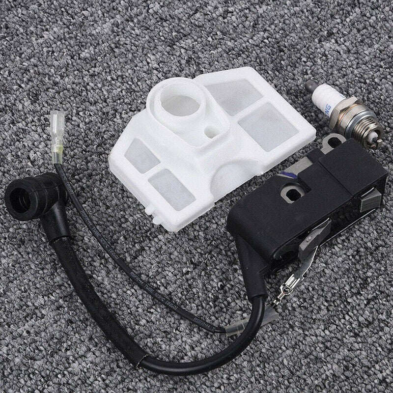 Ignition Coil Air Filter Kit For Chinese Chainsaw 4500 5200 5800 45cc 52cc 58cc