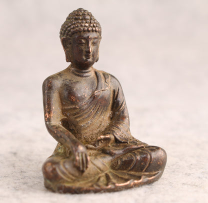 China Bronze mini Statue Buddh Tabletop mini statue Figurine Home Decor Gift