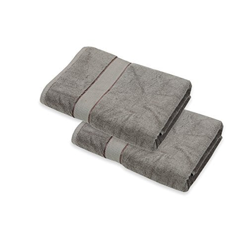 Grey Towel Set of 2 (100% Cotton, 27" x 56", GSM 620)