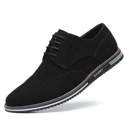 Men Suede Shoes Blue Shoes Men Flats Men Sneakers Casual Men Shoes