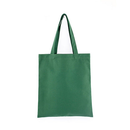 Solid Color Canvas Bags Shopping StorageBags Tote Bag Eco-friendly Shopping Bags