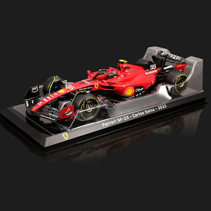 1/24 Ferrari SF-23 2023 Diecast Model Toy Car Formula 1 Team Carlos Sainz 55