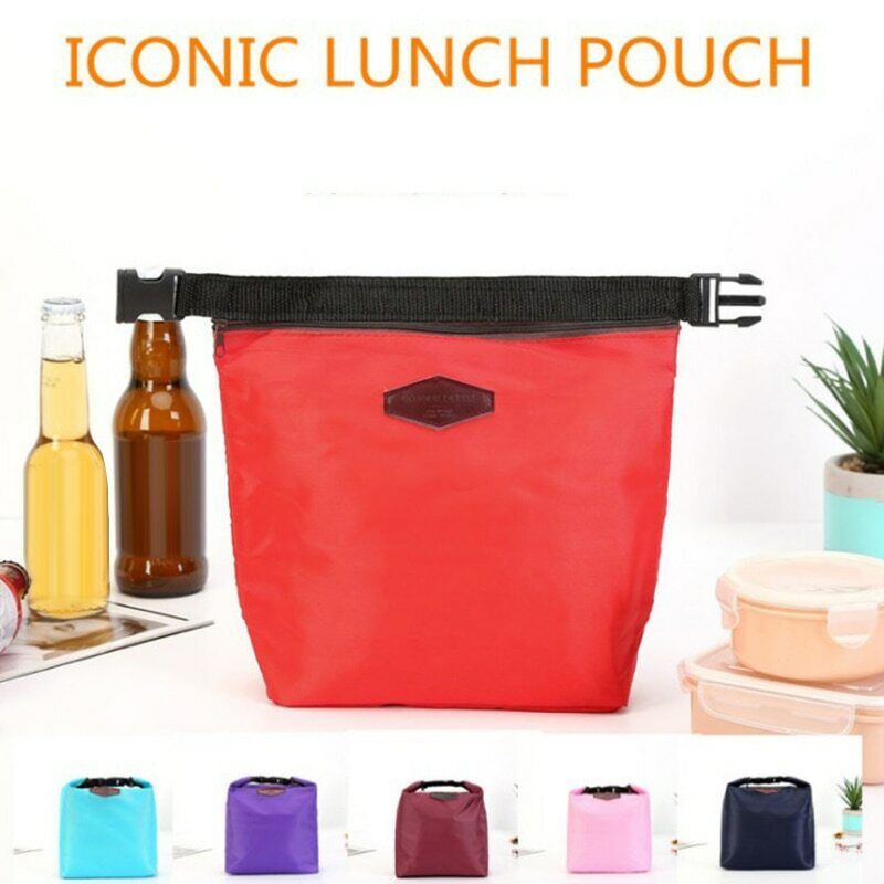 Portable Nylon Waterproof Lunch Storage Bags Container Pouch Home Organizer 1pcs
