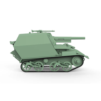 SSMODEL 576 1/72 25mm Military Model Kit German G.Pz.Mk.VI(e) Self-Propelled Gun