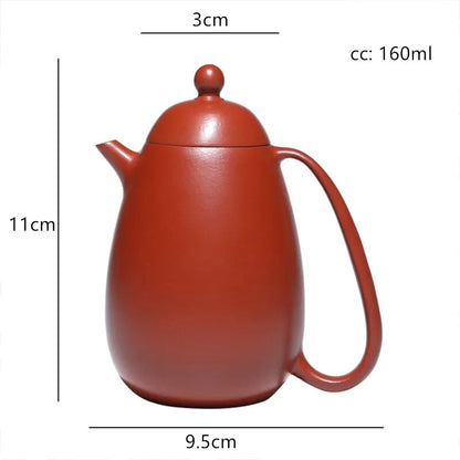 Yixing Purple Clay Tea Pot Dragon Egg Teapot Beauty Tea Infuser Zisha Tea Set