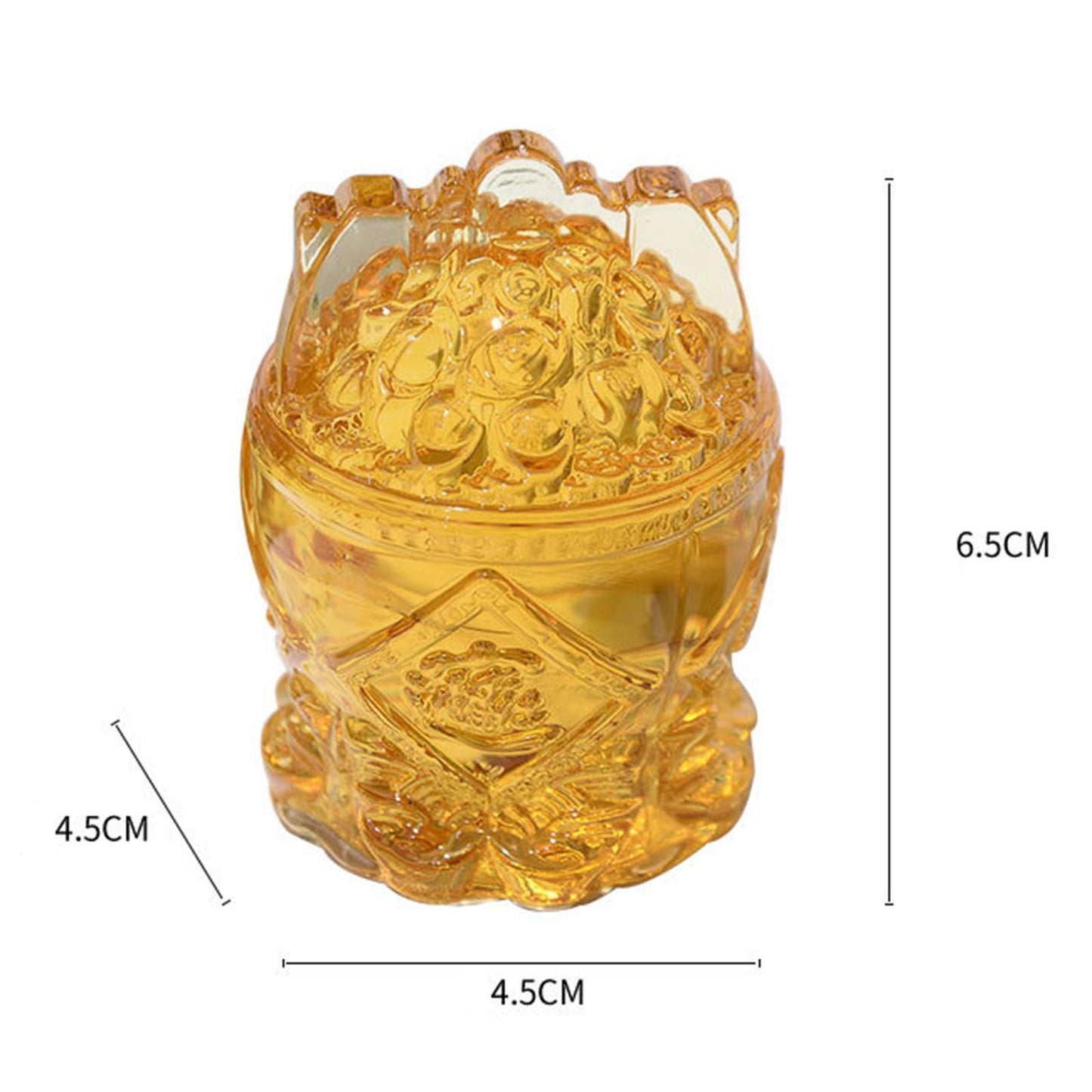 Cornucopia Treasure Bowl Statue Fengshui Paperweight Wealth and Luck Craft Gold