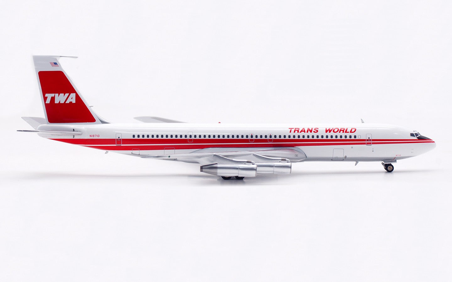 1:200 InFlight Trans World Airlines B707-300 Airplane Diecast Aircraft Model