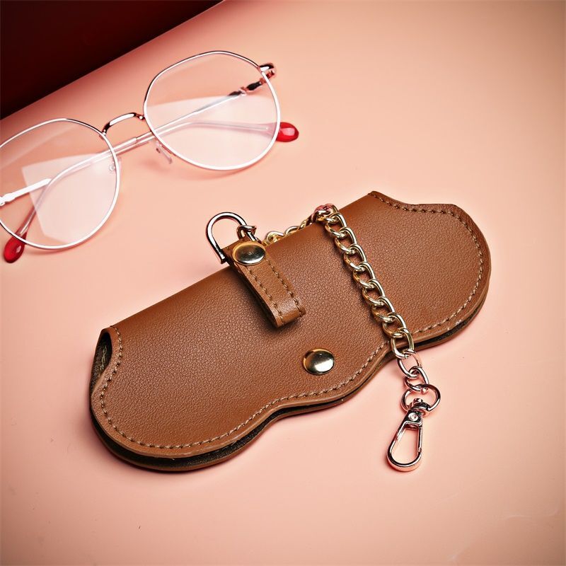 Vintage Glasses Case Luxury Eyewear Accessories Sunglasses Holder Bag 14.5*1*7CM