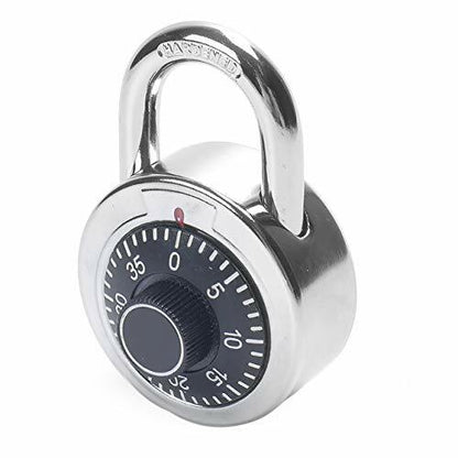 Trisonic High Security Rotary Combination Padlock, Black Dial Number Code Lock
