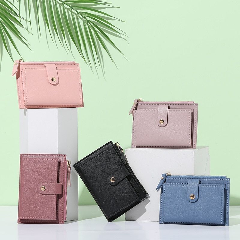 Wallet Women Luxury Fashion Purse Solid Cute Small Wallet Clutch Accessories 1PC
