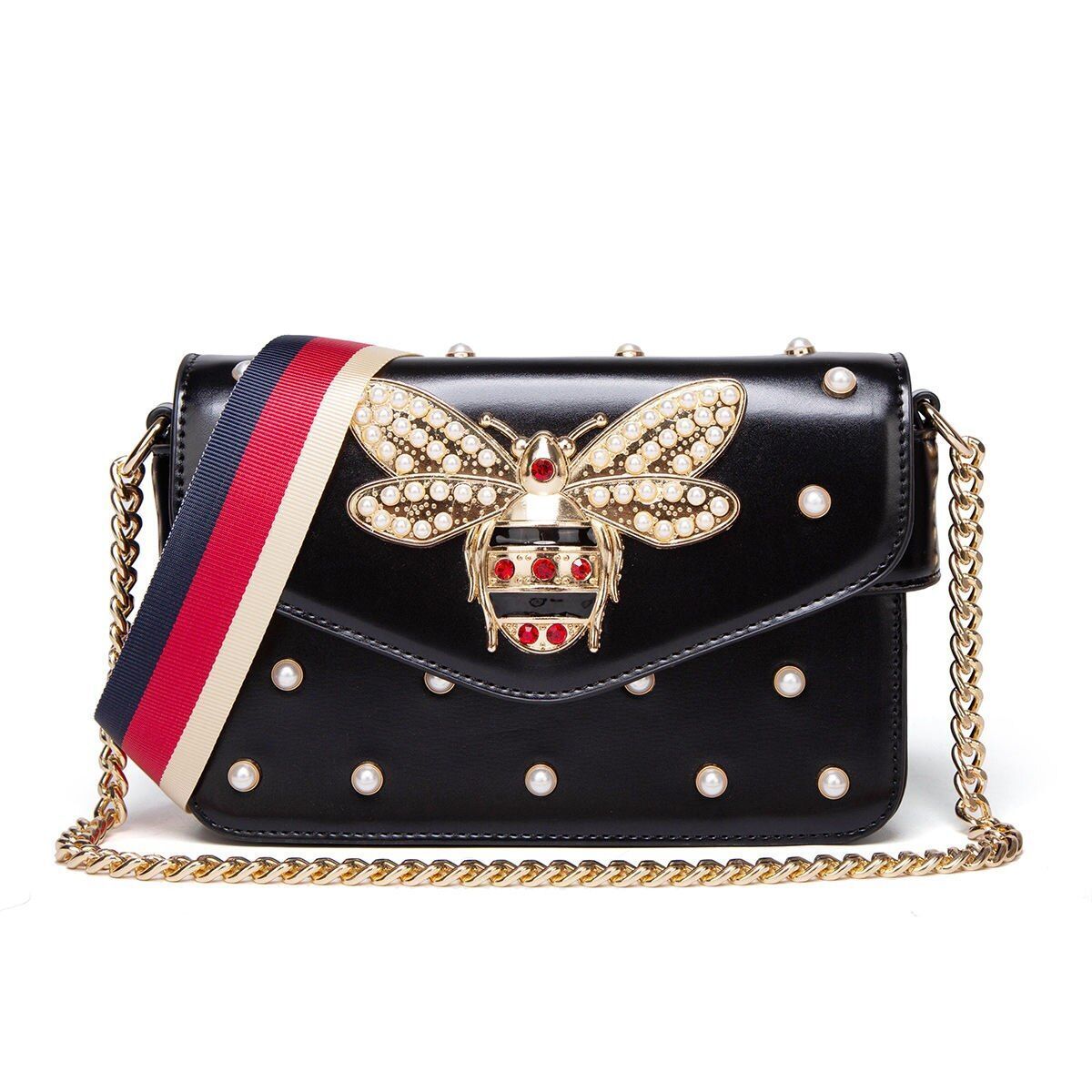 Luxury Metal Women Handbag Bag Fashion Mini Purse Chains Crossbody Messenger Bag