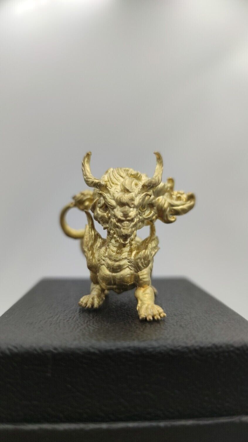 Chinese Bronze Copper Statue Hand Carved Batman Figurine