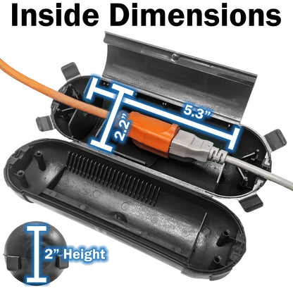 3 Pack Weatherproof Electrical Extension Cord Cover