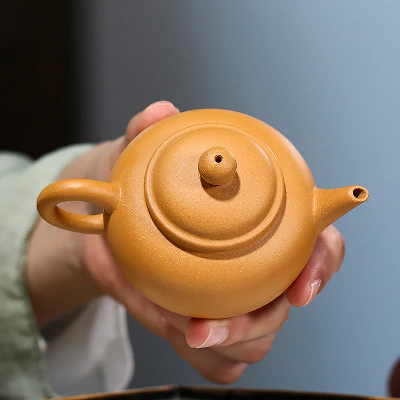 Yixing Purple Clay Tea Pot Zisha Handmade Tea Set Tea Infuser Kettle