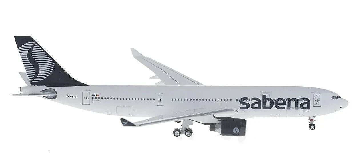 1:400 Aeroclassics Sabena AIRBUS A330-200 Passenger Airplane Diecast Plane Model