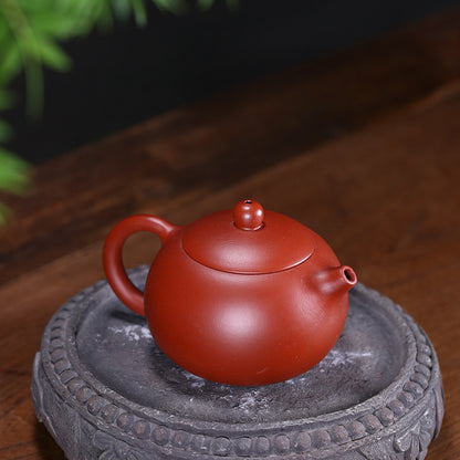 5" Chinese Yixing Zisha Pottery Handmade Clay Teapot 西施 Tea Pot 250cc