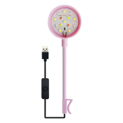 Aquarium Mini Lamps USB-Plug LED Fishbowls Landscaping Fish Tank Colorful Lights