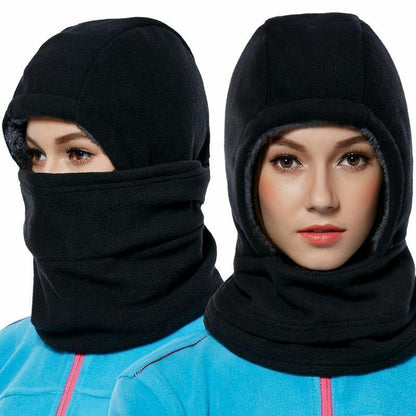 Winter Hat Fleece Scarf Beanie Neck Warm Thick Hiking Running Cycling Windproof