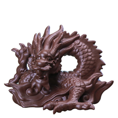Fairy Dragon Purple Sands Tea Pet 16cm Kungfu Tea Tray Accessories Tea Play