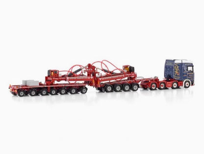 1:50 WSI SCANIA S CS20H 8X4 Wind Power Trailer MCFADYENS Machine Diecast Model