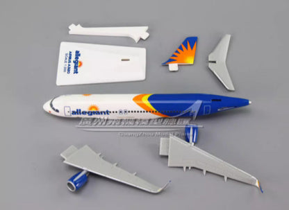 1:200 allegrant AIRBUS A320 Passenger Plane ABS Plastic Plane Aircraft Model