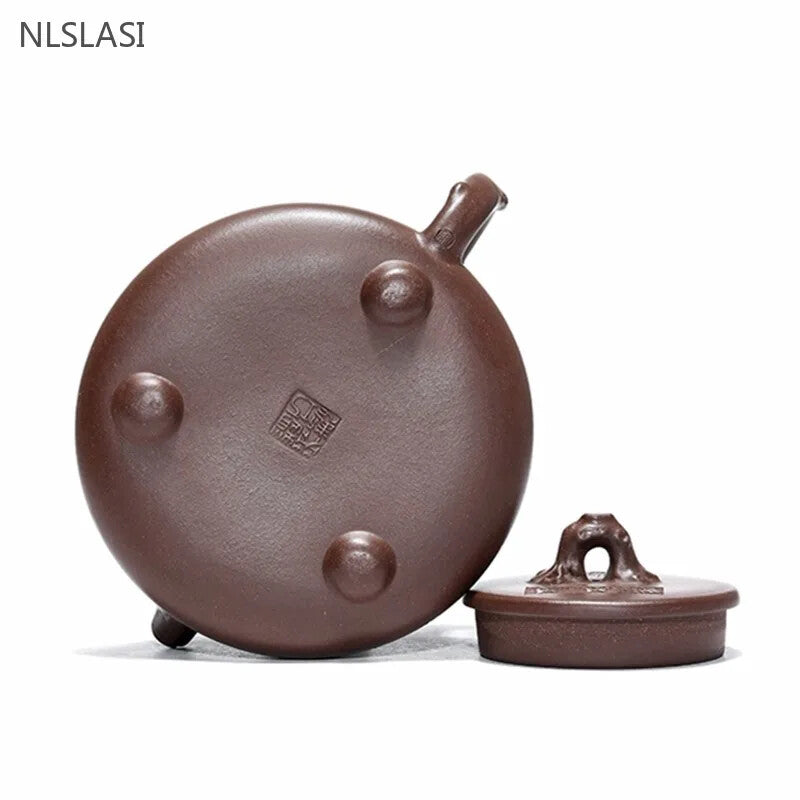 250ml Chinese Yixing Tea Pot Purple Clay Teapot Kettle Raw Ore Handmade Tea Set