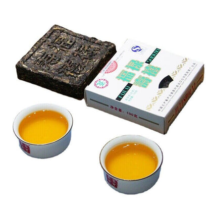 100g Zhongcha Fulu Shouxi Yunnan Pu'er Ancient Tree Puer Tea Square Brick
