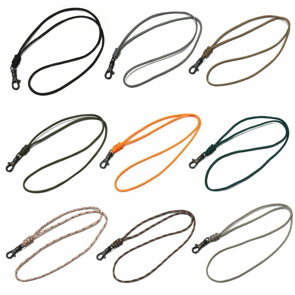 20/46cm High Strength Parachute Self-Defense Emergency Paracord Keychain Buckle