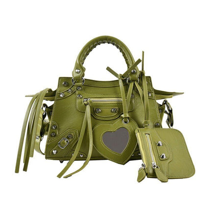 Shoulder Bag Synthetic Leather Handbag Strap 10*124 CM Shopping Bags 26*19*10 CM