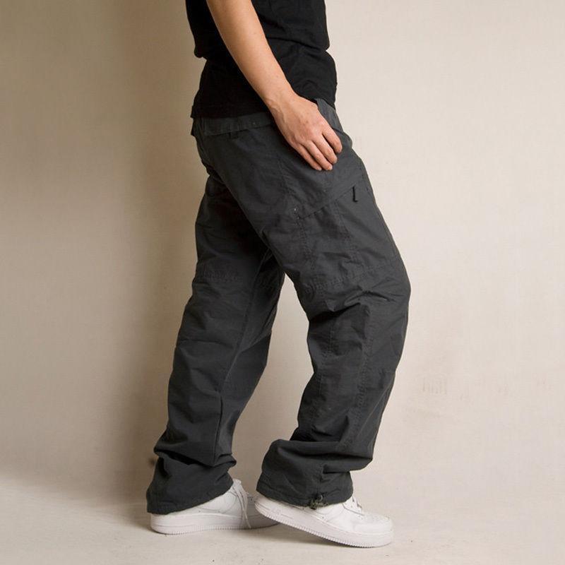 Mens winter thick Casual Military Cargo Pants Cotton Baggy loose outdoor Trouser