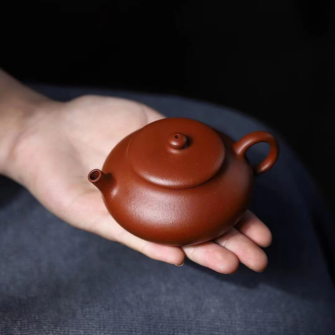 120cc Yixing Zisha Purple Clay Original Shengsha ZhuNi Handmade Rongtian Teapot