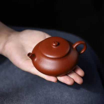 120cc Yixing Zisha Purple Clay Original Shengsha ZhuNi Handmade Rongtian Teapot