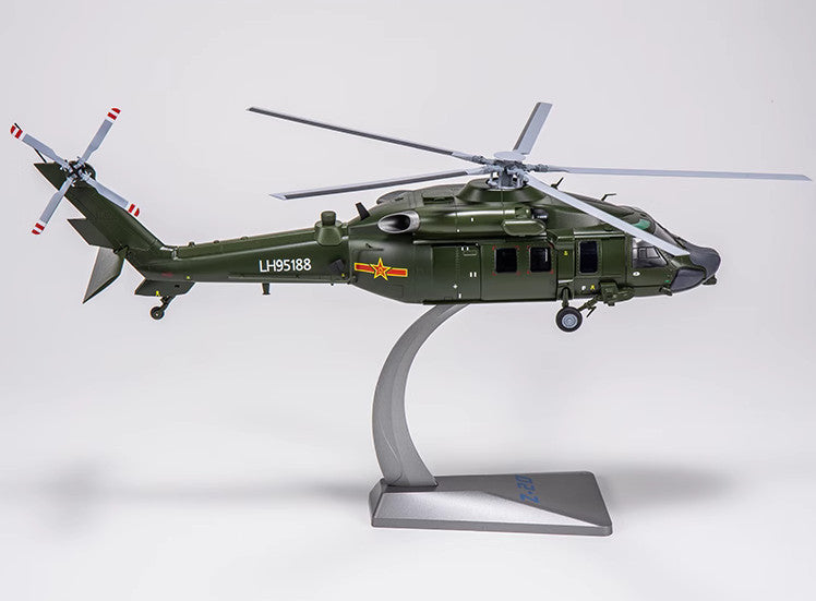 1:72 25CM Z-20 China's 20 Armed Helicopter Plane Diecast Military Aircraft Model