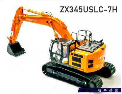 1:50 ZX345USLC-7H Excavator Construction Machine Equipment Diecast Model