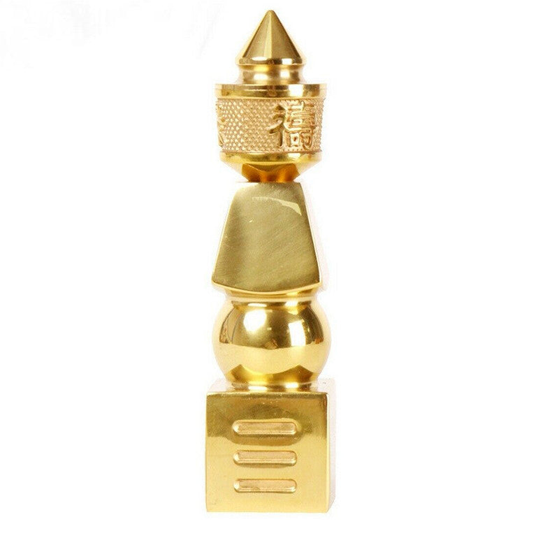 6 Inch Brass Buddhist Pagoda Feng Shui Pagoda Stupa Decoration