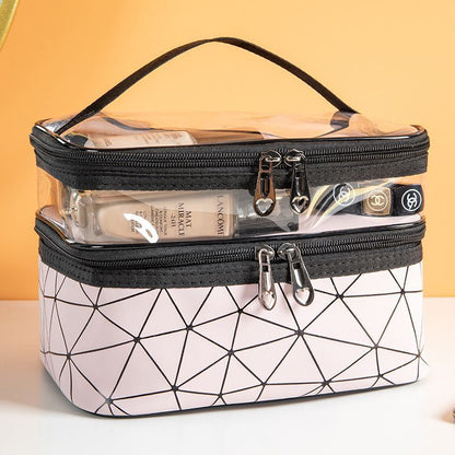 Multifunction Travel Clear Makeup 1PC Cosmetic Bag Toiletries Waterproof Storage