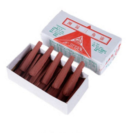 Pottery Tools Kiln Temperature Measurement Cone Ceramics Firing Refractory 35Pcs