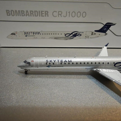 1:400 JC Wings Garuda Indonesia Bombardier CRJ1000 Plane Diecast Aircraft Model