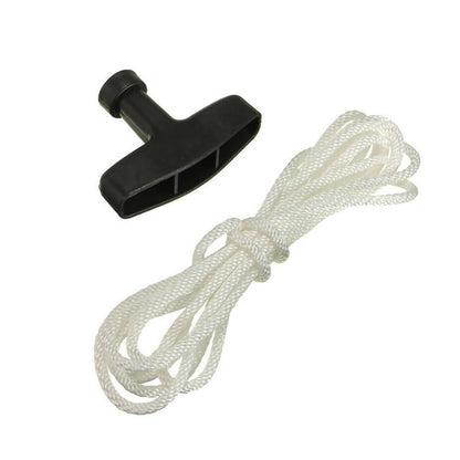 Plastic& Polyester Starter Line Rope With Pull Handle For Petrol Lawnmowers b