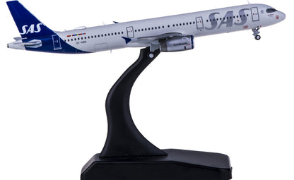 1:400 JC Wings SAS AIRBUS A321 Passenger Airplane Diecast Aircraft Plane Model