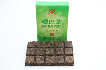Chinese tea raw tea - GABA Sheng Tea Brick by Nie Qun Hao, 2023 200g